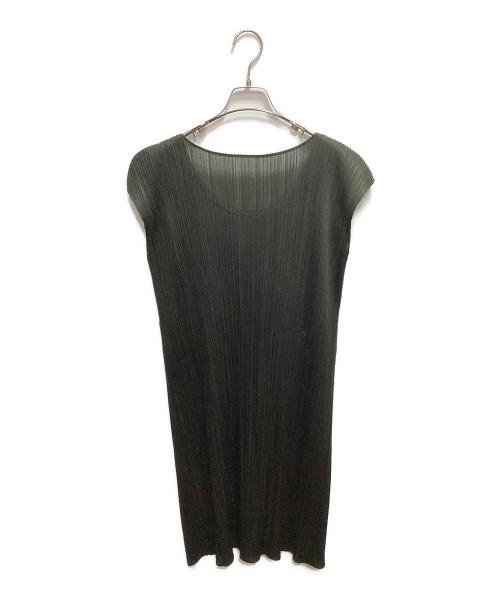PLEATS PLEASE（プリーツプリーズ）PLEATS PLEASE (プリーツプリーズ) プリーツワンピース カーキ サイズ:2の古着・服飾アイテム