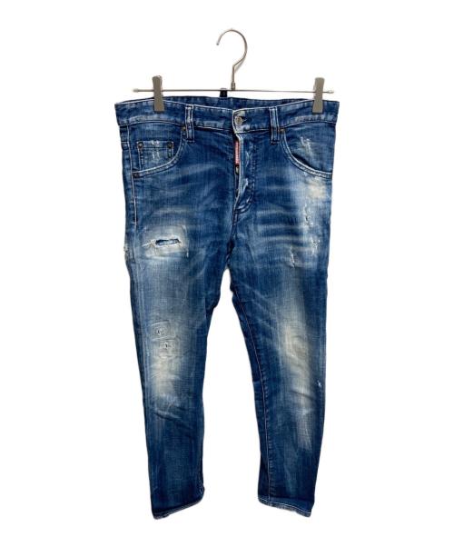 DSQUARED2（ディースクエアード）DSQUARED2 (ディースクエアード) SKINNY DAN JEAN インディゴ サイズ:44の古着・服飾アイテム