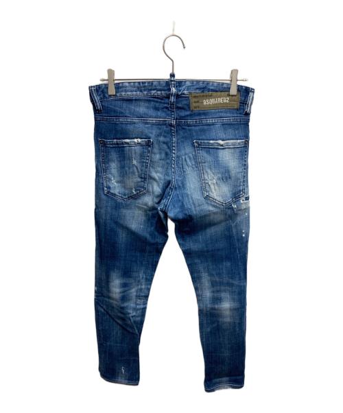 DSQUARED2（ディースクエアード）DSQUARED2 (ディースクエアード) SKINNY DAN JEAN インディゴ サイズ:44の古着・服飾アイテム