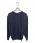 JOHN SMEDLEY（ジョンスメドレー）の古着「クルーネックニット」｜ネイビー
