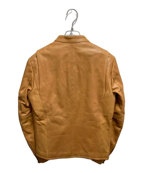 GENNARO（ジェンナロ）GENNARO (ジェンナロ) レザージャケット ブラウン サイズ:Ⅿの古着・服飾アイテム
