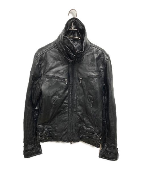Ville D'Espoir（ヴィル デスポワール）Ville D'Espoir (ヴィル デスポワール) レザージャケット ブラック サイズ:Mの古着・服飾アイテム