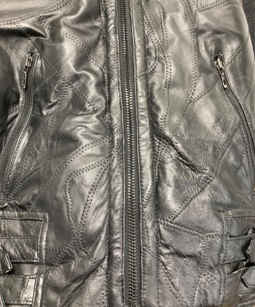 Ville D'Espoir（ヴィル デスポワール）Ville D'Espoir (ヴィル デスポワール) レザージャケット ブラック サイズ:Mの古着・服飾アイテム