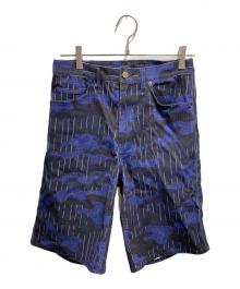 SPECIAL GUEST（スペシャルゲスト）の古着「Shirt Pattern Camo Baggy Short」｜ブルー