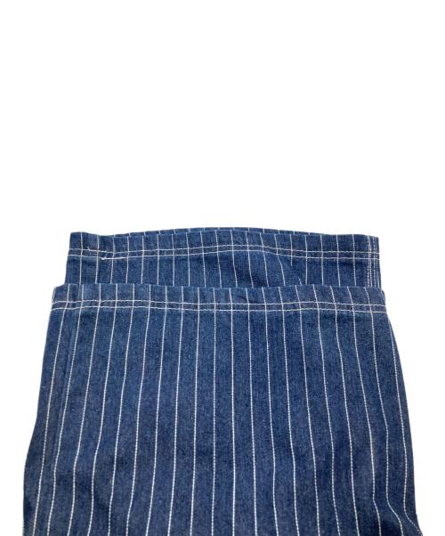 Jaded London（ジェイデッドロンドン）Jaded London (ジェイデッドロンドン) Ollie Pinstripe Jorts インディゴ サイズ:26の古着・服飾アイテム