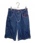 Jaded London（ジェイデッドロンドン）の古着「Ollie Pinstripe Jorts」｜インディゴ
