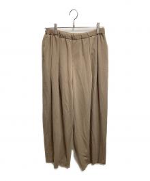 mizuiro-ind（ミズイロインド）の古着「ワイドイージーパンツ」｜ベージュ