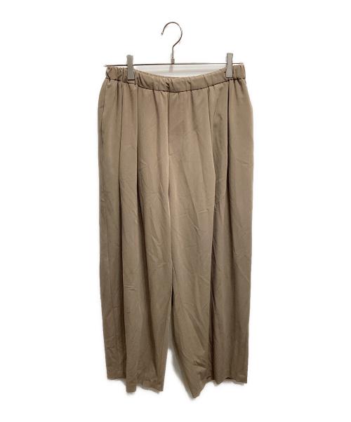 mizuiro-ind（ミズイロインド）mizuiro-ind (ミズイロインド) ワイドイージーパンツ ベージュ サイズ:Freeの古着・服飾アイテム