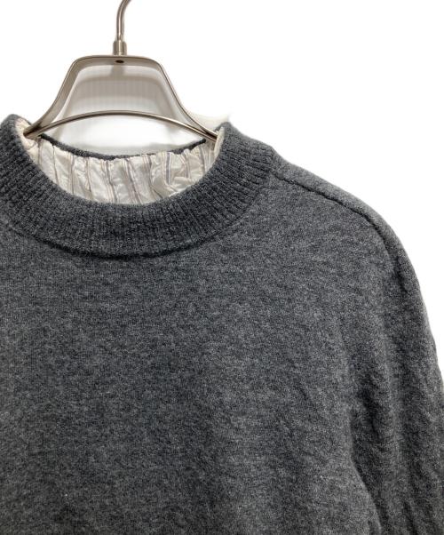Maison Margiela（メゾンマルジェラ）Maison Margiela (メゾンマルジェラ) 24AW レイヤードニット グレー サイズ:Mの古着・服飾アイテム