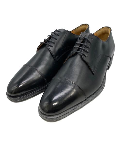 green label relaxing（グリーンレーベルリラクシング）green label relaxing (グリーンレーベルリラクシング) 5アイレット ストレートチップ ドレスシューズ ブラック サイズ:8の古着・服飾アイテム