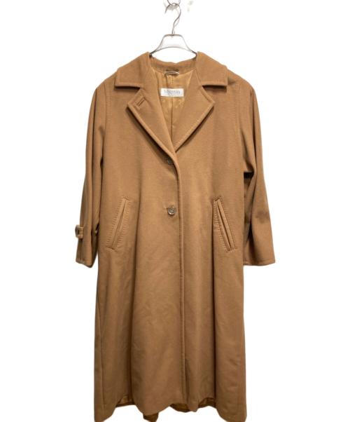 MaxMara（マックスマーラ）MaxMara (マックスマーラ) ピュアカシミヤコート キャメル サイズ:44の古着・服飾アイテム