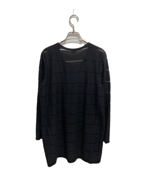 FOXEY（フォクシー）FOXEY (フォクシー) ボーダーニット ブラック サイズ:40の古着・服飾アイテム