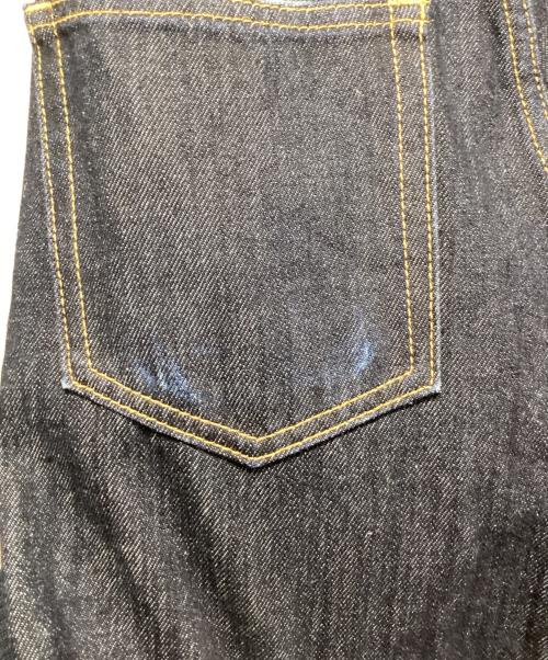 moussy（マウジー）moussy (マウジー) CUT OUT WIDE STRAIGHT インディゴ サイズ:25の古着・服飾アイテム