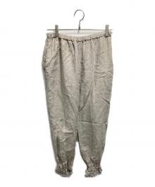 nest Robe（ネストローブ）の古着「ヘンプフリルパンツ」｜ベージュ