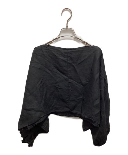 nest Robe（ネストローブ）nest Robe (ネストローブ) リネンンキャンディボレロ ブラック サイズ:Freeの古着・服飾アイテム