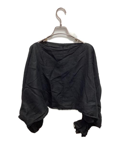 nest Robe（ネストローブ）nest Robe (ネストローブ) リネンンキャンディボレロ ブラック サイズ:Freeの古着・服飾アイテム