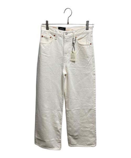LEVI'S（リーバイス）LEVI'S (リーバイス) RIBCAGE WIDE LEG/ワイドデニムパンツ ホワイト サイズ:W25 未使用品の古着・服飾アイテム