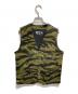 BLUCO WORK GARMENT（ブルコ ワーク ガーメント）の古着「ワークカモ柄ベスト」｜カーキ