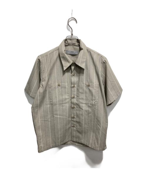 BLUCO WORK GARMENT（ブルコ ワーク ガーメント）BLUCO WORK GARMENT (ブルコ ワーク ガーメント) ワークシャツ ベージュ サイズ:Sの古着・服飾アイテム