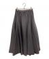 Curensology（カレンソロジー）の古着「COMFORT EMBRACEMENTシアーフレアースカート」｜グレー