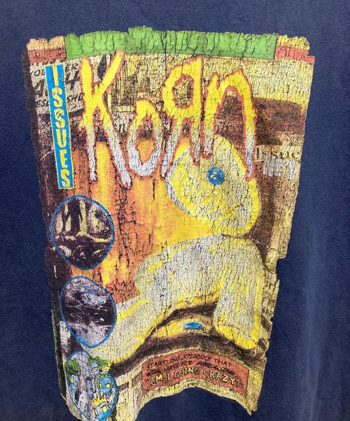 giant（ジャイアント）GIANT (ジャイアント) バンドTシャツ/KORN ISSUES ネイビー サイズ:Lの古着・服飾アイテム