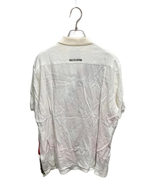 SUPREME（シュプリーム）Supreme (シュプリーム) Jean Paul GAULTIER (ジャンポールゴルチェ) 19SS Flower Power Rayon Shirt ホワイト サイズ:Lの古着・服飾アイテム