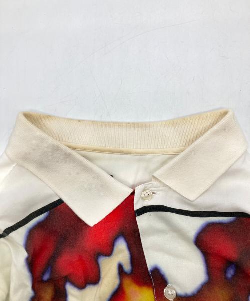 SUPREME（シュプリーム）Supreme (シュプリーム) Jean Paul GAULTIER (ジャンポールゴルチェ) 19SS Flower Power Rayon Shirt ホワイト サイズ:Lの古着・服飾アイテム