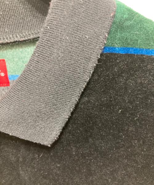 SUPREME（シュプリーム）Supreme (シュプリーム) 19AW Stripe Velour L/S Polo マルチカラー サイズ:Lの古着・服飾アイテム