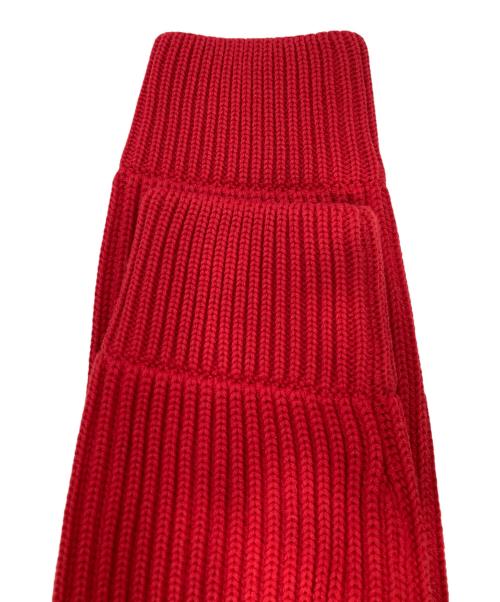 BOTTEGA VENETA（ボッテガベネタ）BOTTEGA VENETA (ボッテガベネタ) ドライバーズニット レッド サイズ:XSの古着・服飾アイテム