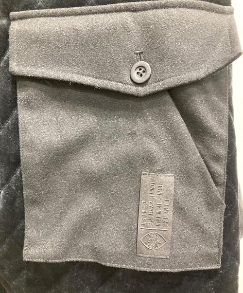 C DIEM（カルペディエム）C DIEM (カルペディエム) ステンカラーキルティングコンビコート ブラック サイズ:Mの古着・服飾アイテム