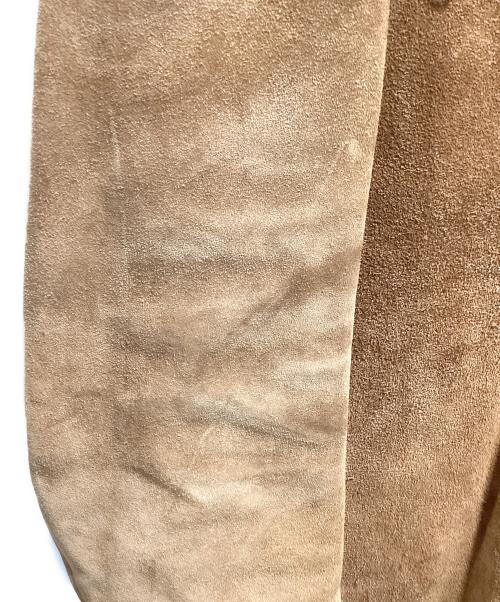 SCHOTT BROS.（ショット）SCHOTT BROS. (ショットブロス) スエードレザーライダースジャケット ブラウン サイズ:36の古着・服飾アイテム