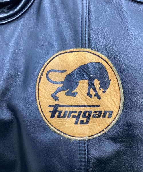 FURYGAN（フュリガン）FURYGAN (フュリガン) フランス製 レザーライダースジャケット ブラック サイズ:Mの古着・服飾アイテム