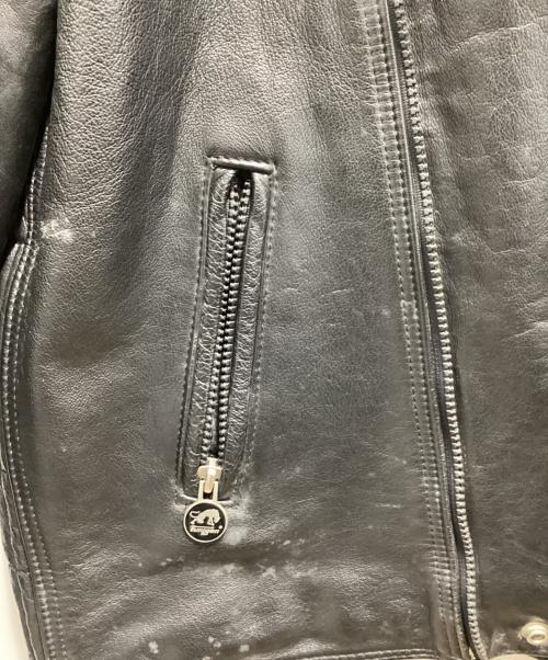 FURYGAN（フュリガン）FURYGAN (フュリガン) フランス製 レザーライダースジャケット ブラック サイズ:Mの古着・服飾アイテム