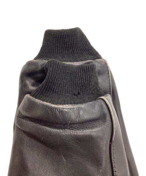 VANSON（バンソン）VANSON (バンソン) レザージャケット/Team Jacket ブラック サイズ:40の古着・服飾アイテム