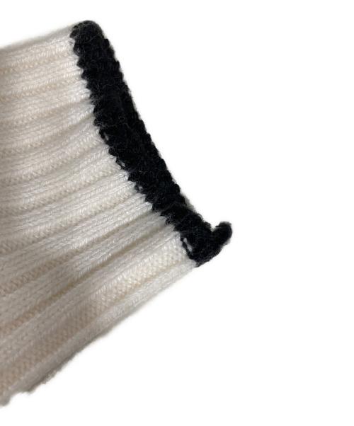 Lily Brown（リリーブラウン）Lily Brown (リリーブラウン) MARY QUANT (マリークヮント) ジャガードニット ホワイト サイズ:Freeの古着・服飾アイテム