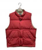 Snow peakスノーピーク）の古着「ダウンベスト」｜レッド