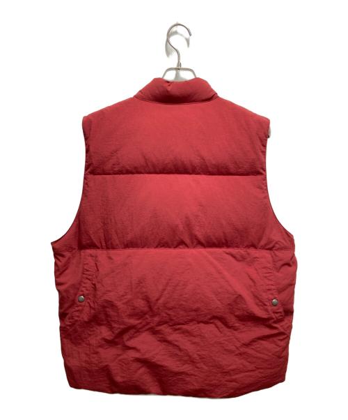 Snow peak（スノーピーク）Snow peak (スノーピーク) ダウンベスト レッド サイズ:Lの古着・服飾アイテム