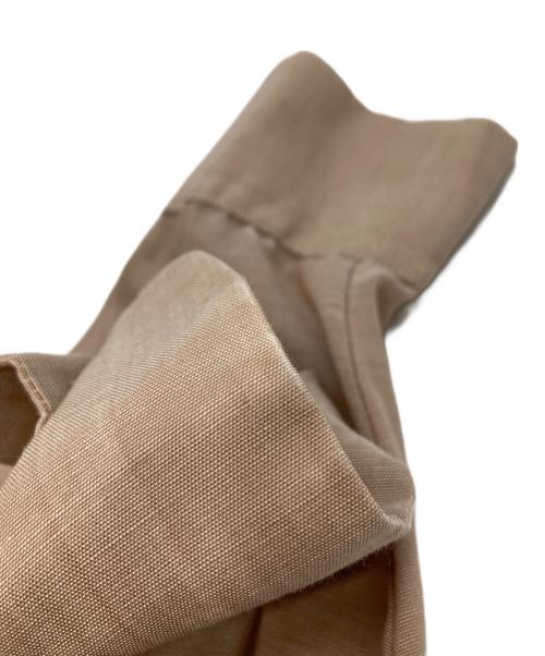 Sears（シアーズ）Sears (シアーズ) 60s～70s PERMA PREST ヴィンテージオープンカラーシャツ ベージュ サイズ:Sの古着・服飾アイテム