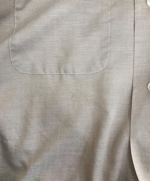 Sears（シアーズ）Sears (シアーズ) 60s～70s PERMA PREST ヴィンテージオープンカラーシャツ ベージュ サイズ:Sの古着・服飾アイテム