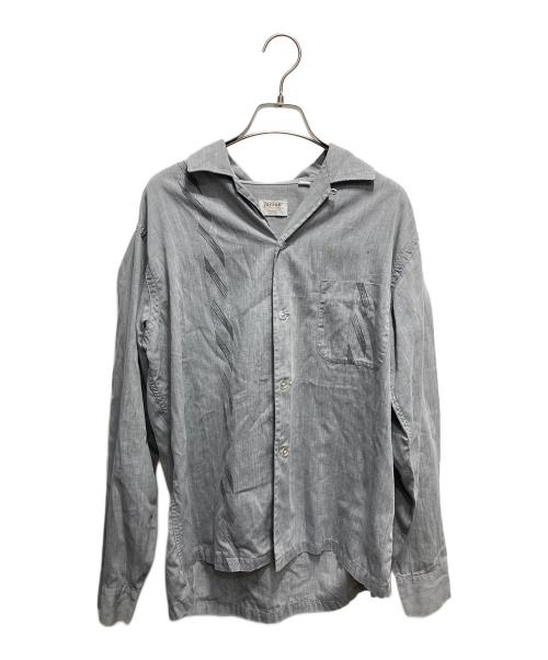 jayson（ジェイソン）jayson (ジェイソン) USA製 60sヴィンテージ刺繍オープンカラーシャツ グレー サイズ:Mの古着・服飾アイテム