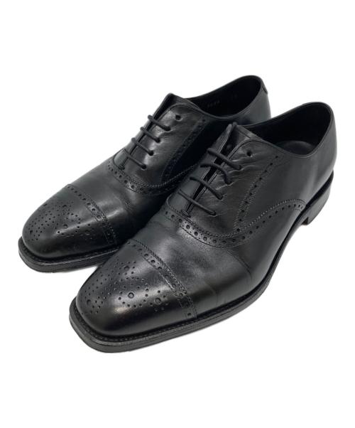 SHETLAND FOX（シェットランドフォックス）SHETLAND FOX (シェットランドフォックス) ストレートチップシューズ/ブリストル ブラック サイズ:5 1/2の古着・服飾アイテム