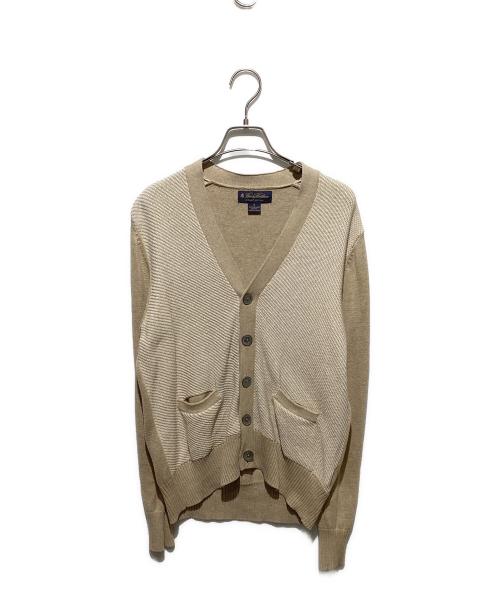 BROOKS BROTHERS（ブルックスブラザーズ）BROOKS BROTHERS (ブルックスブラザーズ) Vネックカーディガン ベージュ サイズ:Sの古着・服飾アイテム