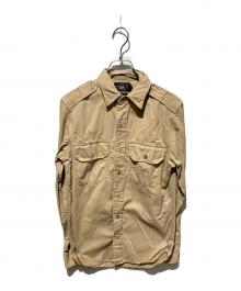 RRL（ダブルアールエル）の古着「エポレットシャツ」｜ベージュ