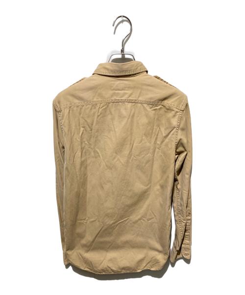 RRL（ダブルアールエル）RRL (ダブルアールエル) エポレットシャツ ベージュ サイズ:ＸＳの古着・服飾アイテム