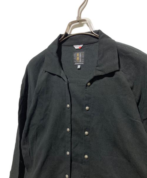 SOU・SOU（ソウソウ）SOU・SOU (ソウソウ) ダブルボタンシャツ/陣風靡 ブラック サイズ:Mの古着・服飾アイテム