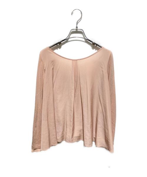 FOXEY NEWYORK（フォクシーニューヨーク）FOXEY NEWYORK (フォクシーニューヨーク) 長袖カットソー ピンク サイズ:42の古着・服飾アイテム