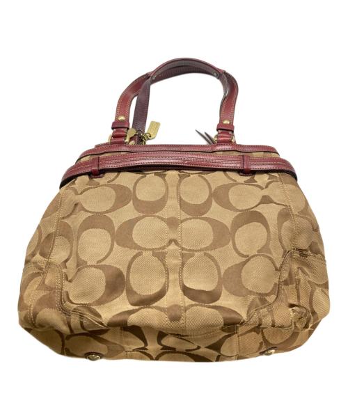 COACH（コーチ）COACH (コーチ) シグネチャー トートバッグ ベージュの古着・服飾アイテム