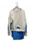 nagonstans（ナゴンスタンス）の古着「French Terry Puddle P.O トレーナー」｜ベージュ×ブルー