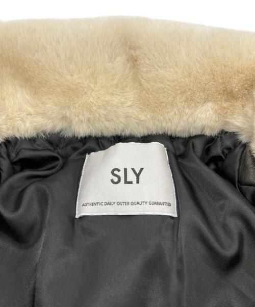 SLY（スライ）SLY (スライ) ウォッシュド パッファー ブルゾン ブラック サイズ:FREEの古着・服飾アイテム