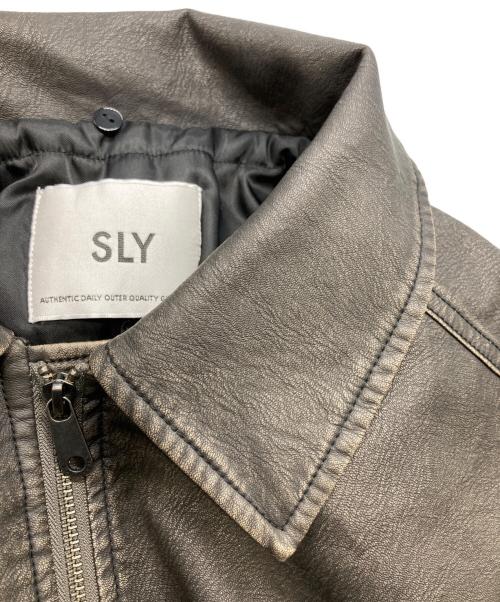 SLY（スライ）SLY (スライ) ウォッシュド パッファー ブルゾン ブラック サイズ:FREEの古着・服飾アイテム